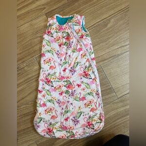 Posh Peanut Teal and Pink Baby Sleeping sack